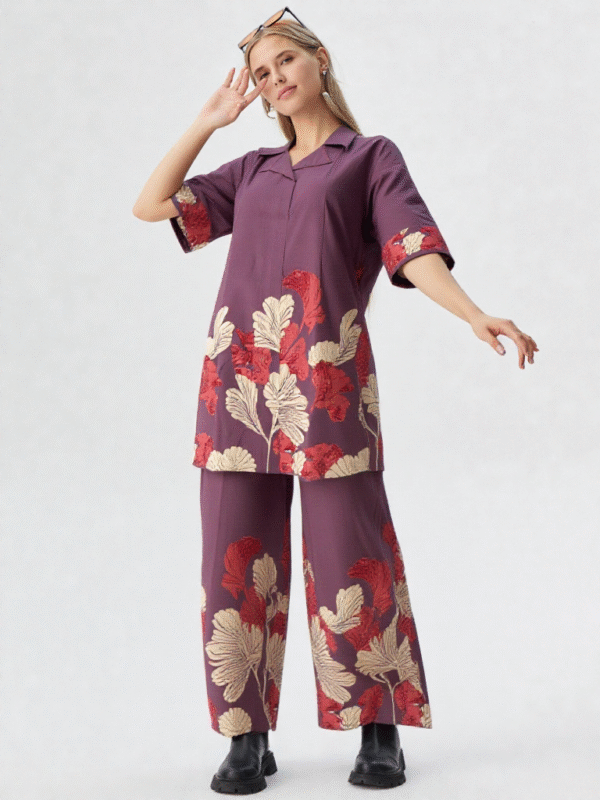Orchid bloom Co ord Set
