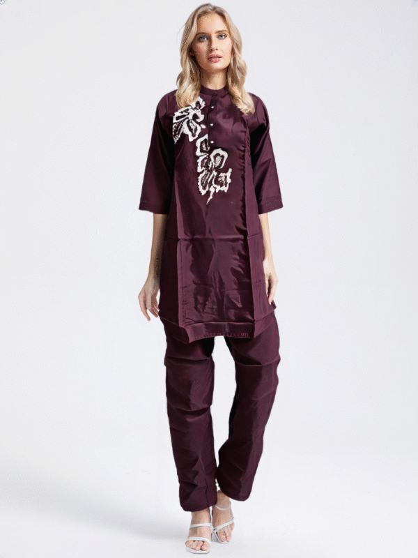 Floral Embroidered Co ord set